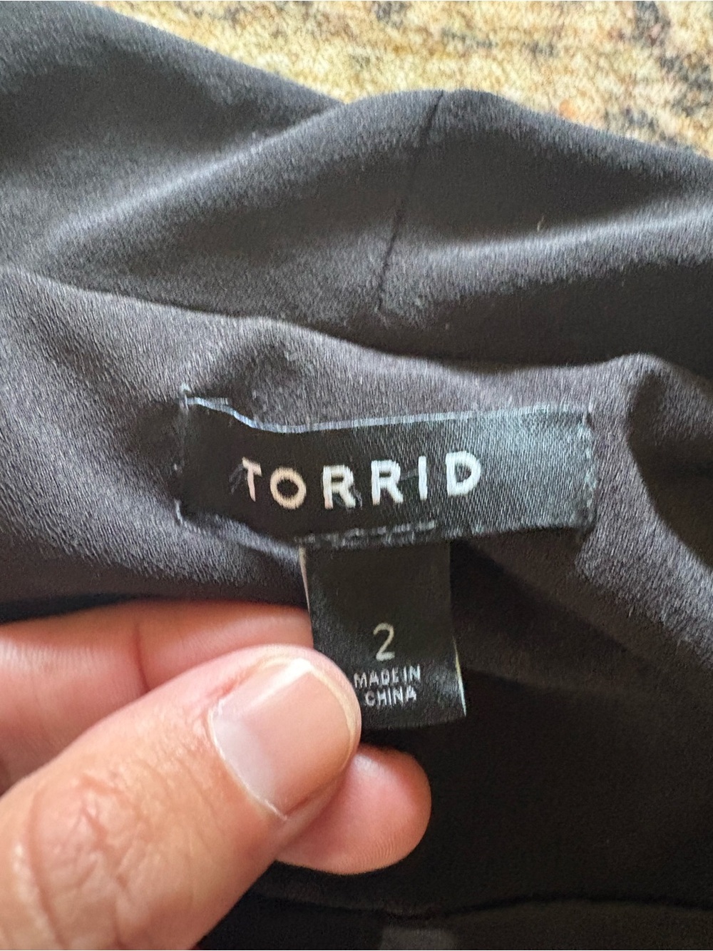 Torrid Black Women's Open-Front Blazer Jacket Black Size 2 - Picture 2 of 4